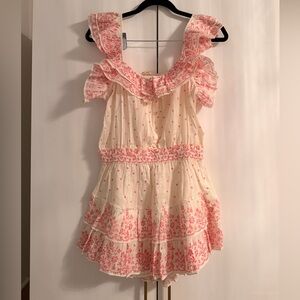 LoveShackFancy Gauze Mini Dress